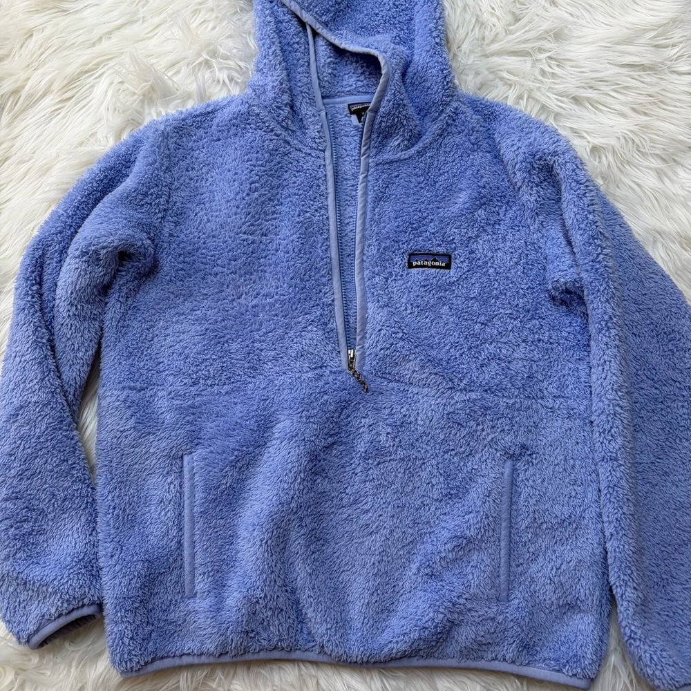 Patagonia Light Blue Fleece Jacket